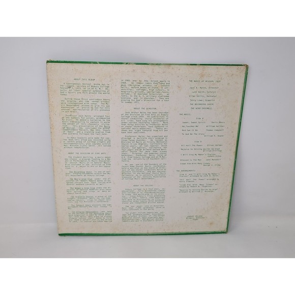 VIntage Asbury College Wilmore Kentucky Revival‎ 1970 LP Vinyl Record Christian - Picture 4 of 16
